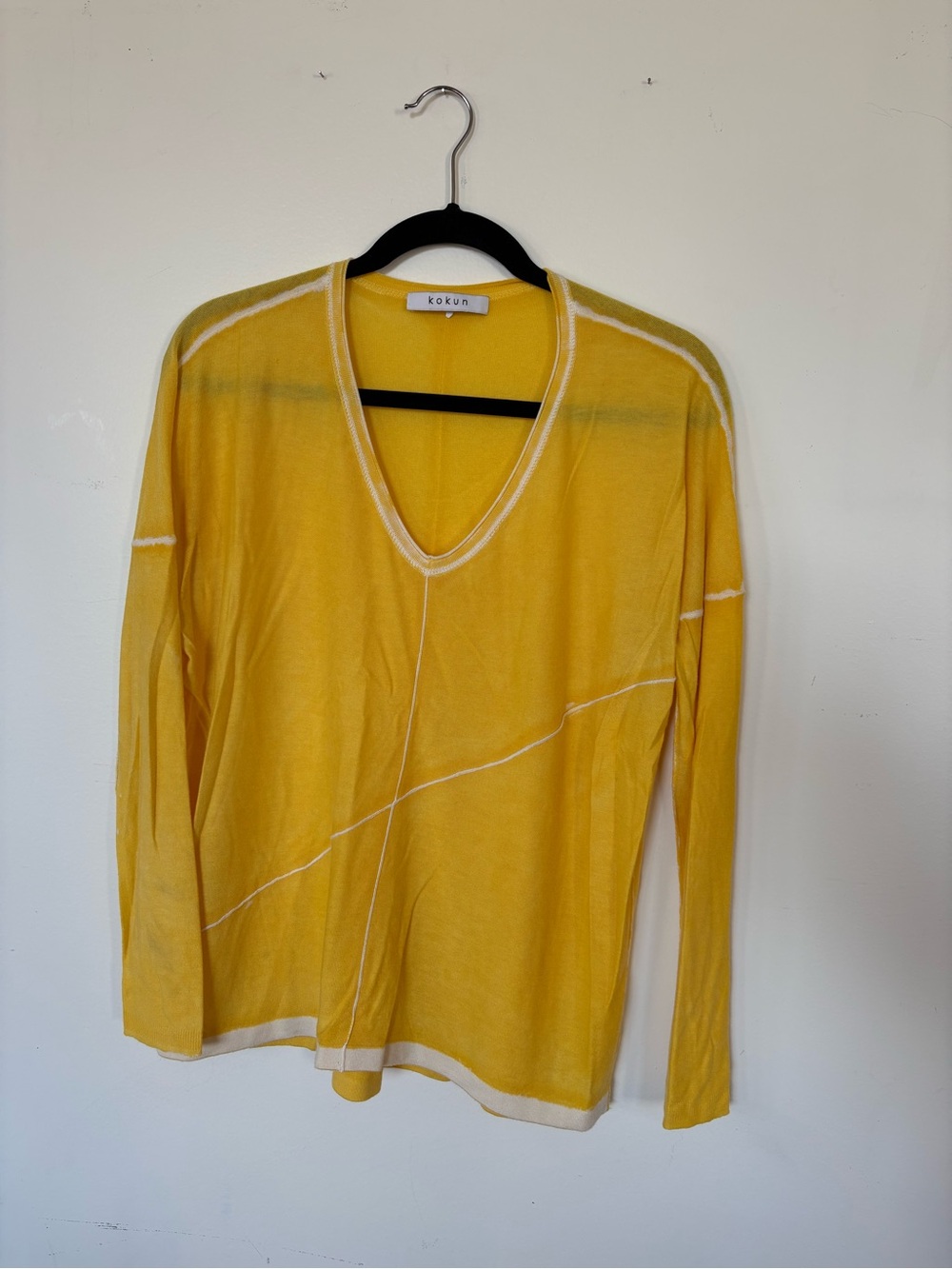 KOKUN yellow sweater